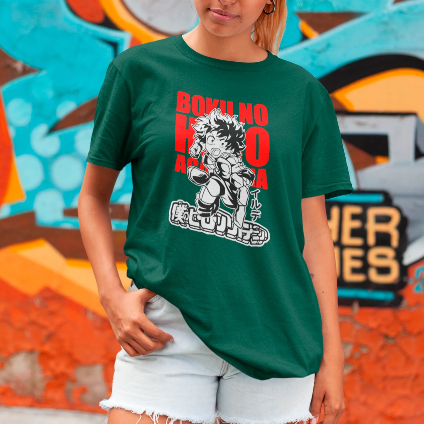 Camiseta Básica Unissex Boku No Hero Academia