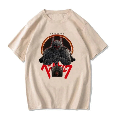 Camiseta Básica Unissex Berserk Guerreiro - pérola