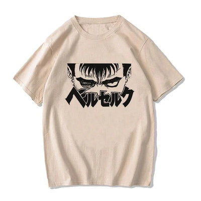 Camiseta Básica Unissex Berserk Eyes Angry - pérola