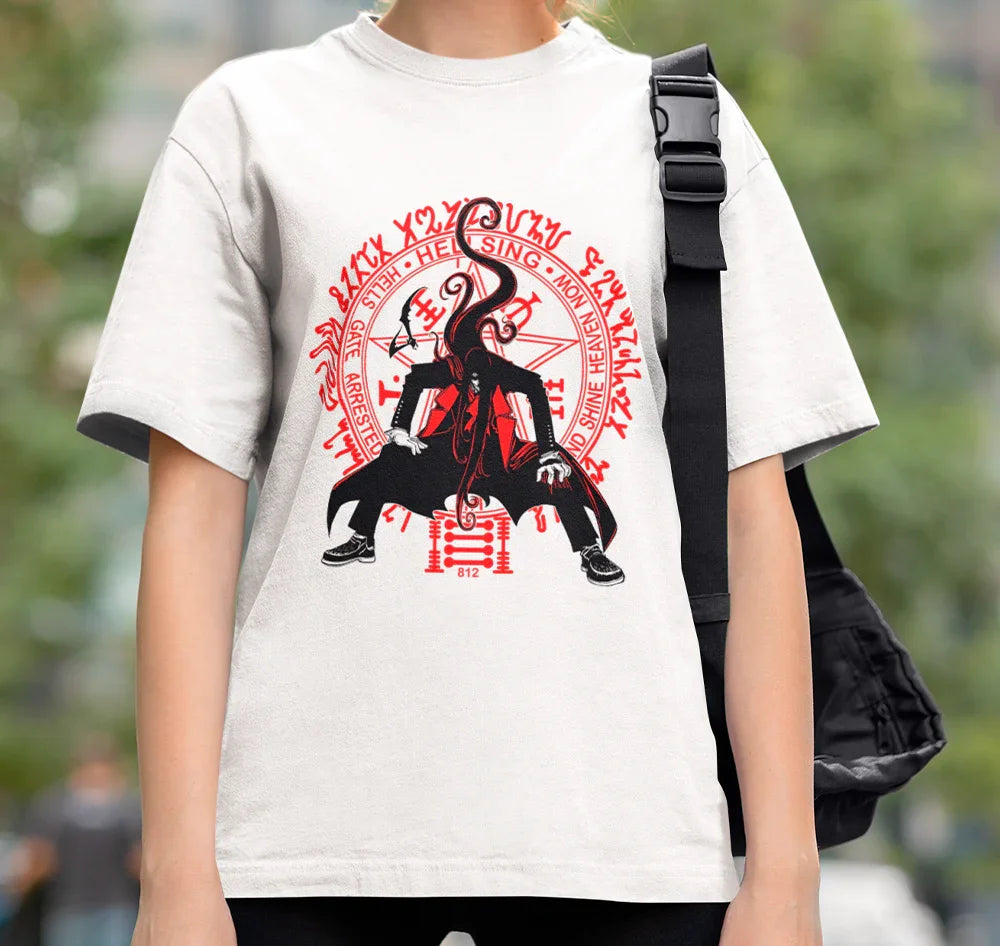 Camiseta Básica Unissex Anime Hellsing Ultimate Terror