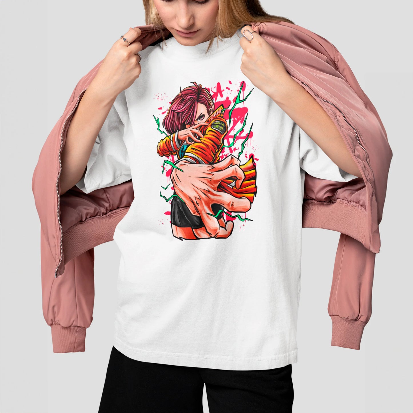 Camiseta Básica Unissex Momo Ayase DANDADAN