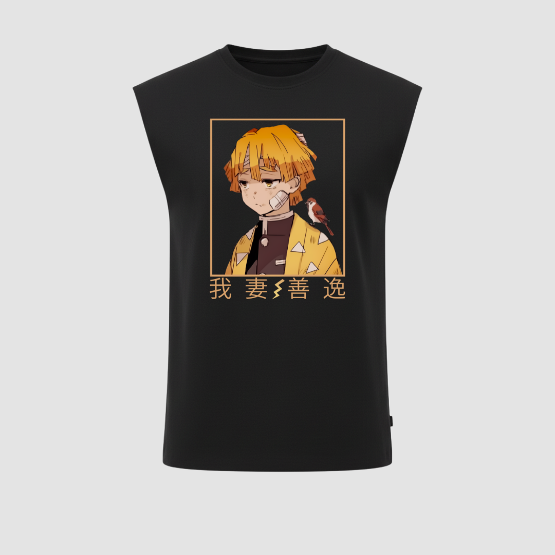 Regata Oversized Zenitsu Demon Slayer Thunder