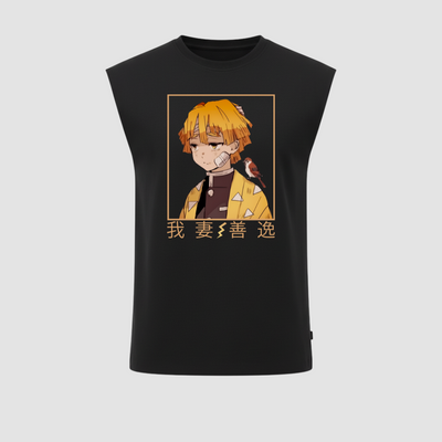 Regata Oversized Zenitsu Demon Slayer Thunder