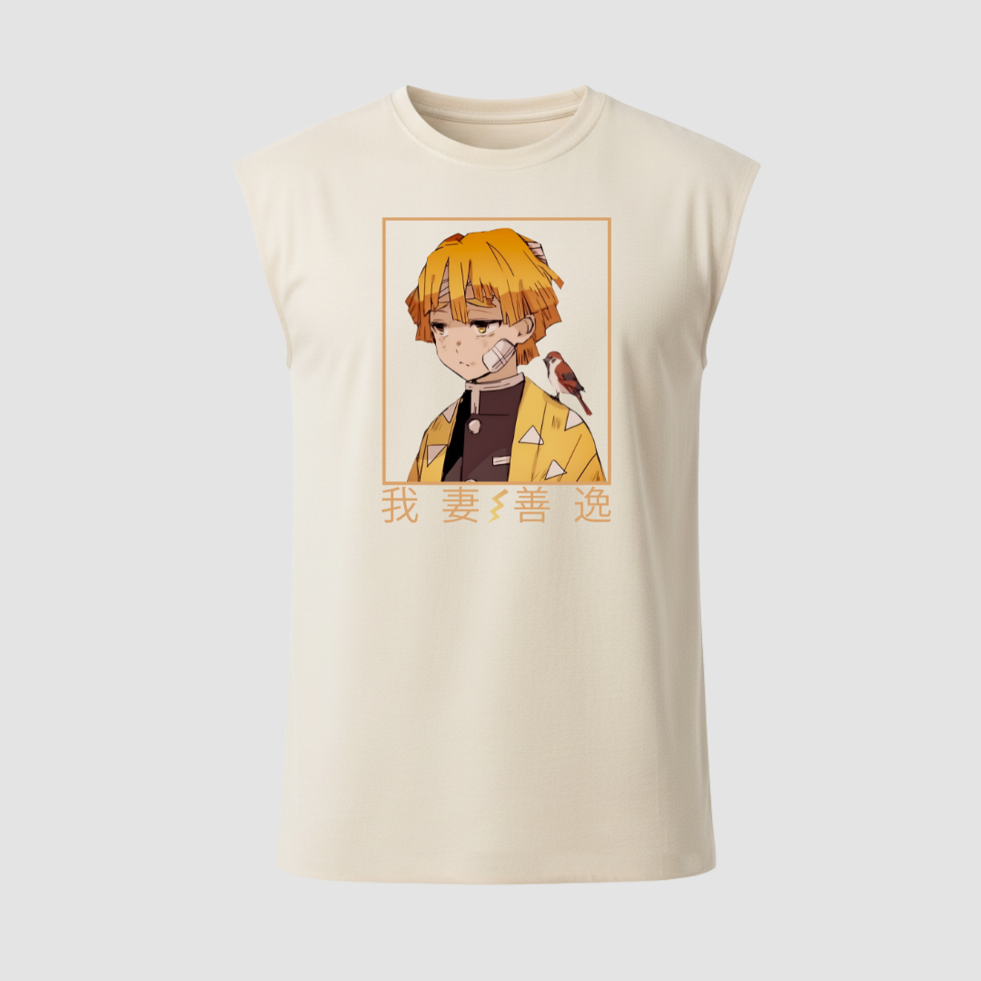 Regata Oversized Zenitsu Demon Slayer Thunder