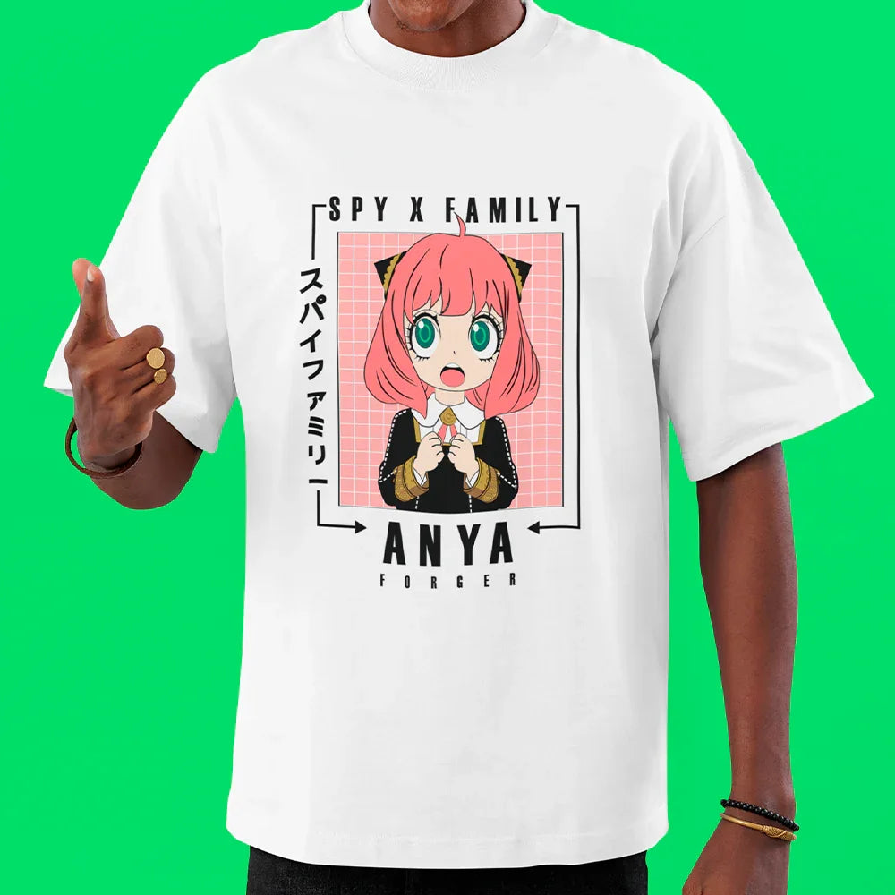 Camiseta Oversized Anya Forger Spy X Family