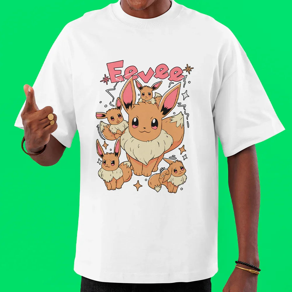 Camiseta Oversized Pokemon Eeve