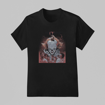 Camiseta Básica Unissex IT A Coisa Pennywise And Kids