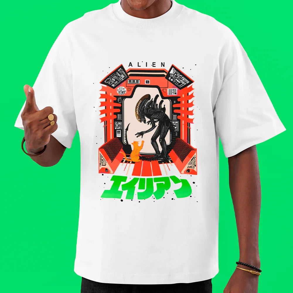 Camiseta Oversized Alien Movie 1979