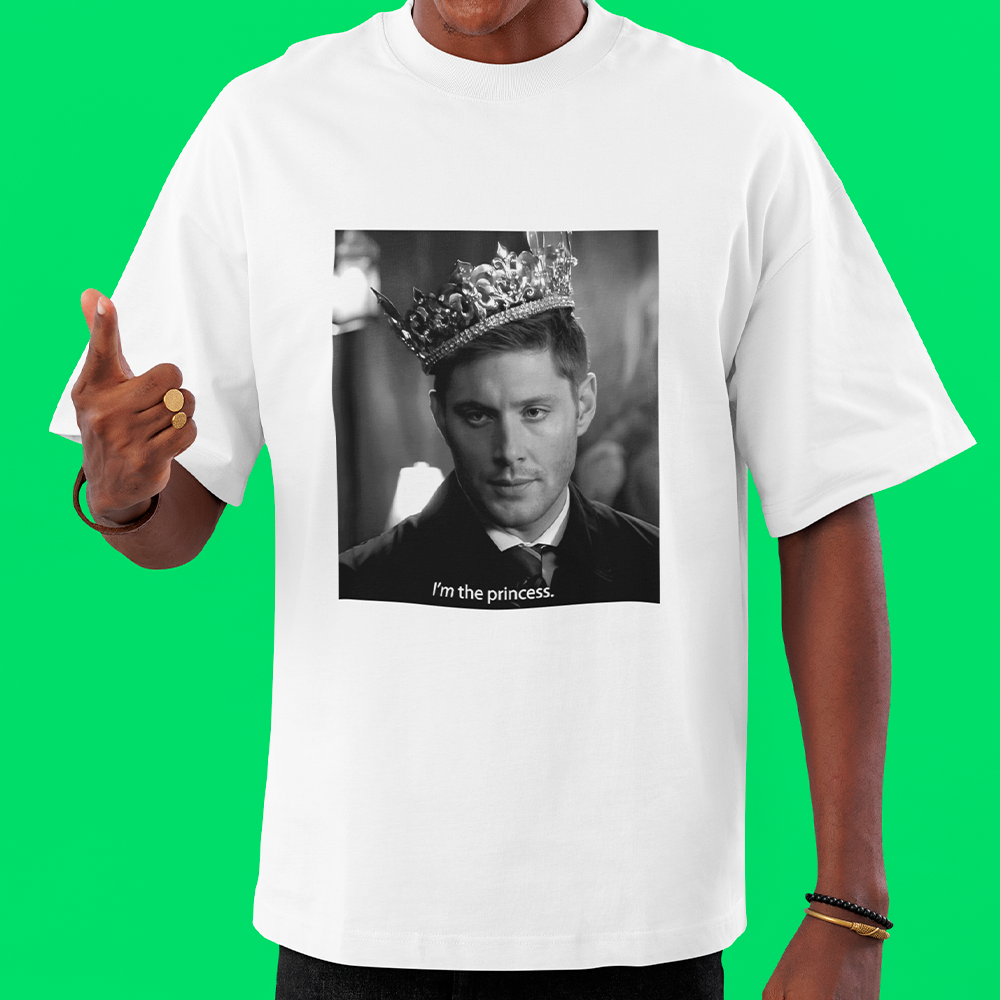 Camiseta Oversized Supernatural I'm The Princess Dean