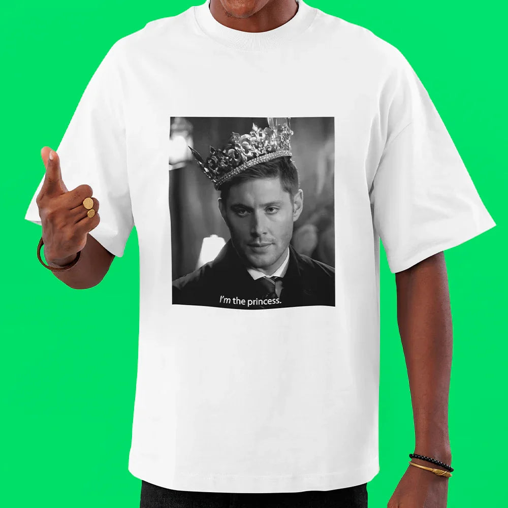 Camiseta Oversized Supernatural I'm The Princess Dean