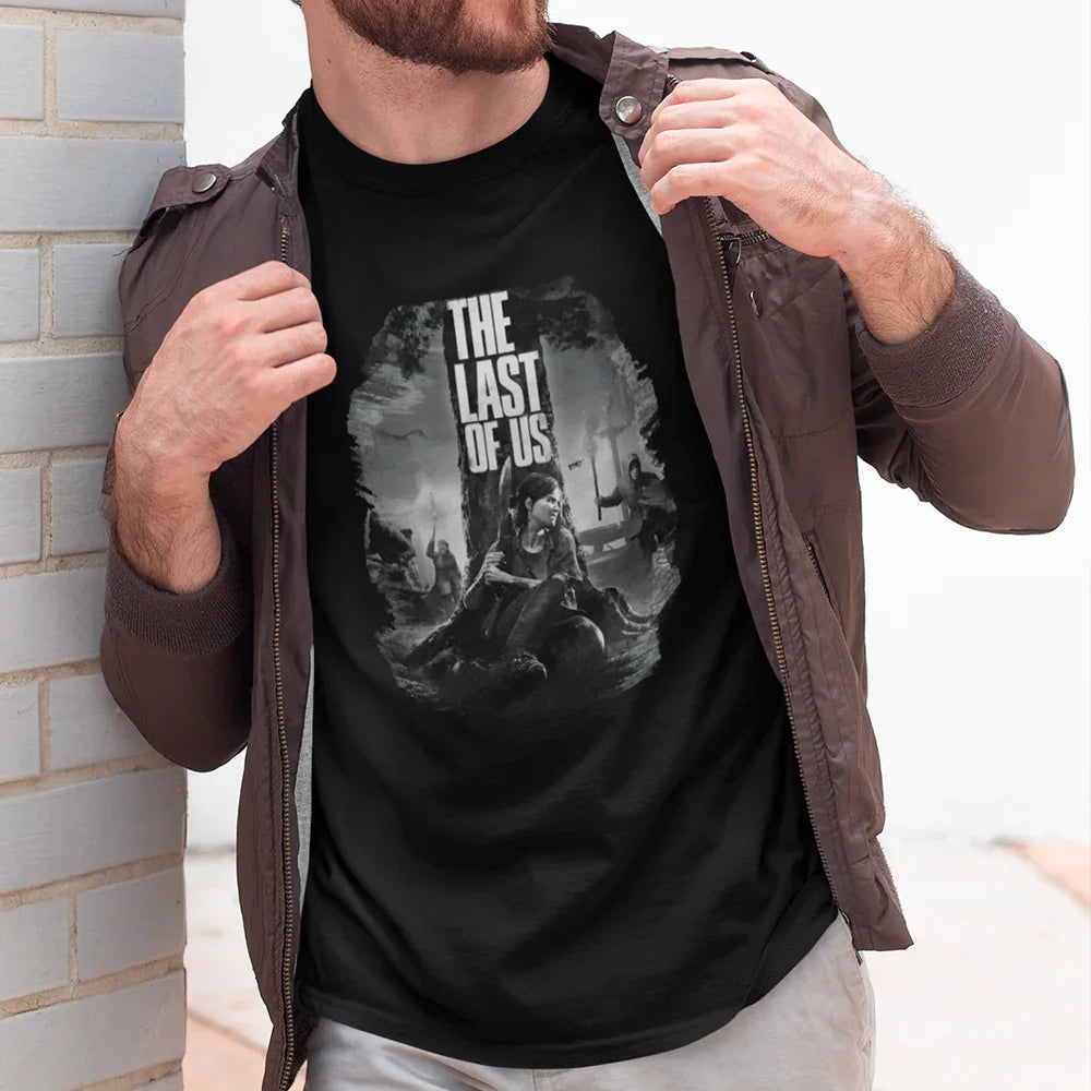 Camiseta Básica Unissex The Last Of Us Ellie Faca