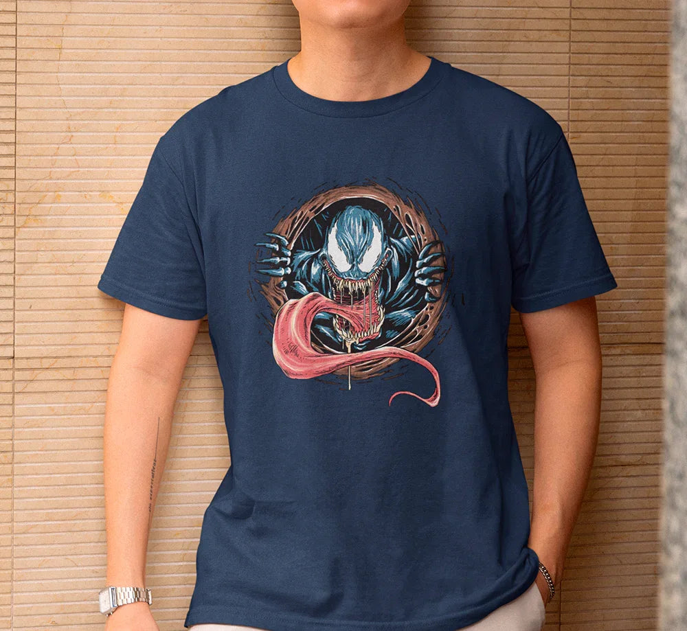 Camiseta Básica Unissex Venom Buraco