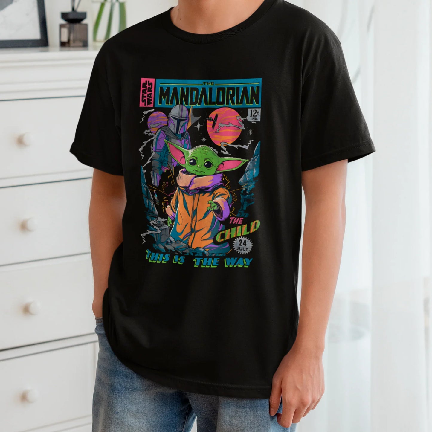 Camiseta Básica Unissex The Mandalorian HQ Star Wars