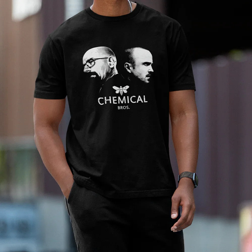 Camiseta Básica Unissex Breaking Bad Chemical Bros