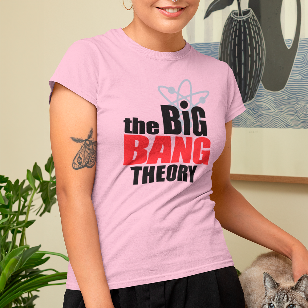 Camiseta Básica Unissex Logo The Big Bang Theory