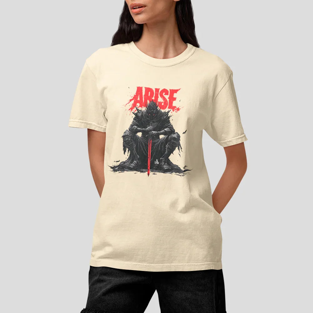 Camiseta Básica Unissex Solo Leveling Arise Cavaleiro