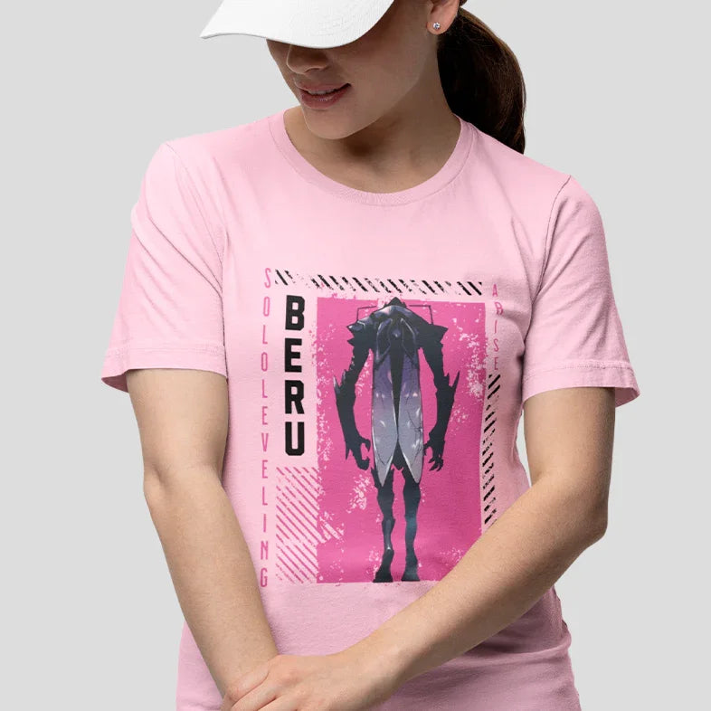 Camiseta Básica Unissex Solo Leveling Beru Inseto