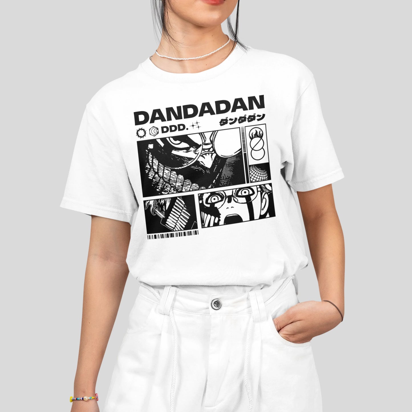 Camiseta Básica Unissex Dandadan Okarun DDD HQ