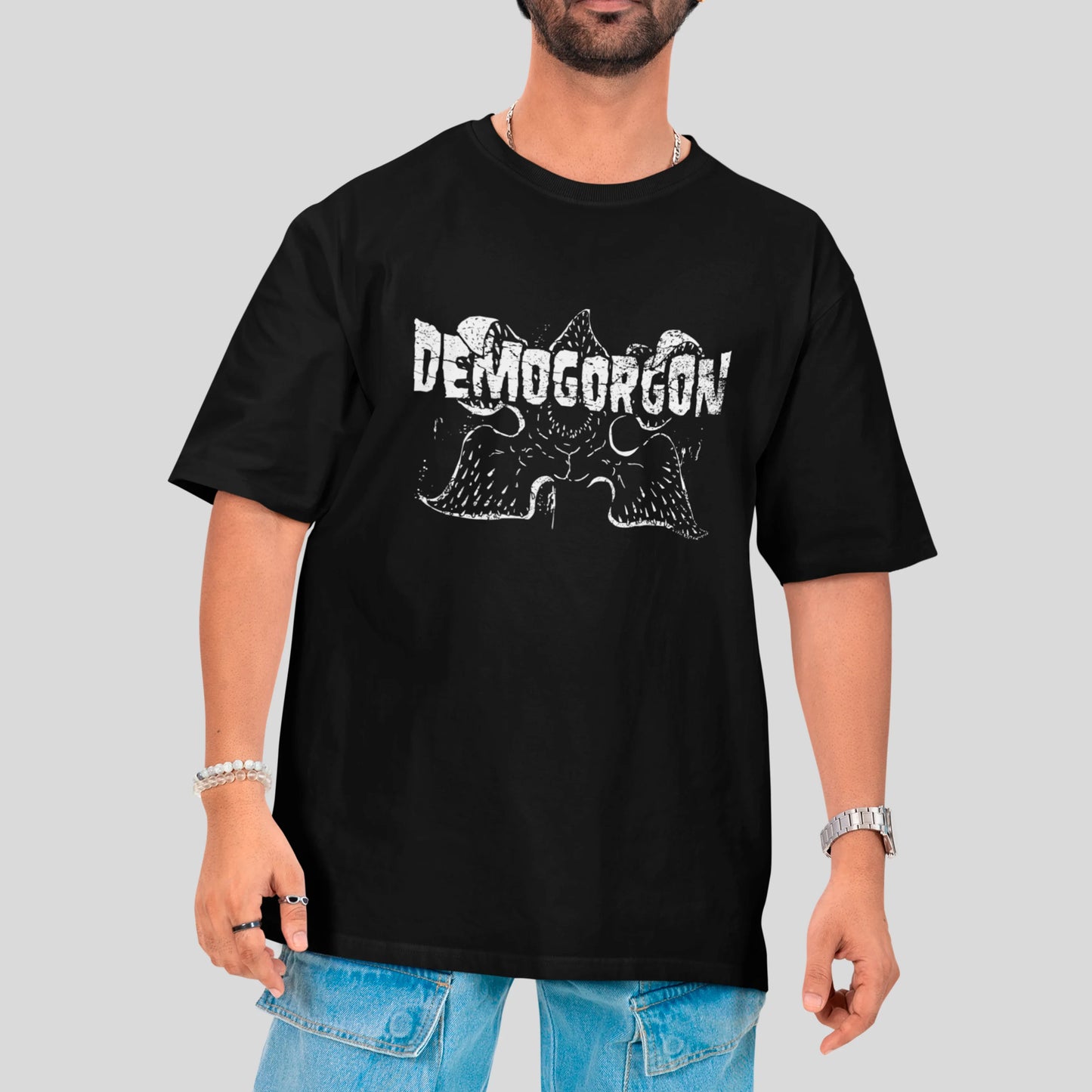 Camiseta Básica Unissex Demodog Stranger Things
