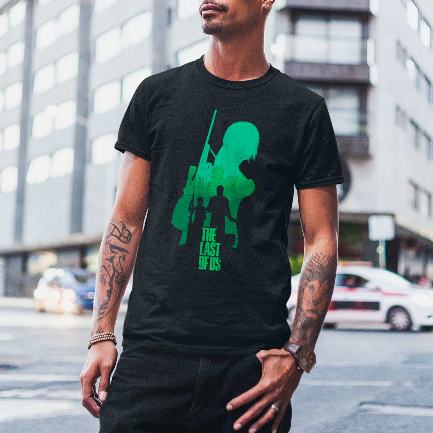 Camiseta Básica Unissex The Last Of Us Silhueta