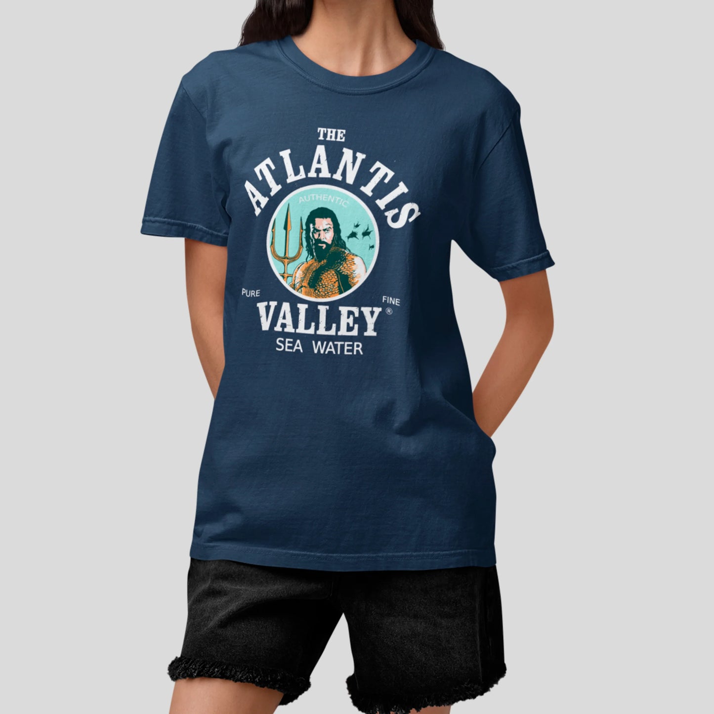 Camiseta Básica Unissex Atlantis Valley Aquaman