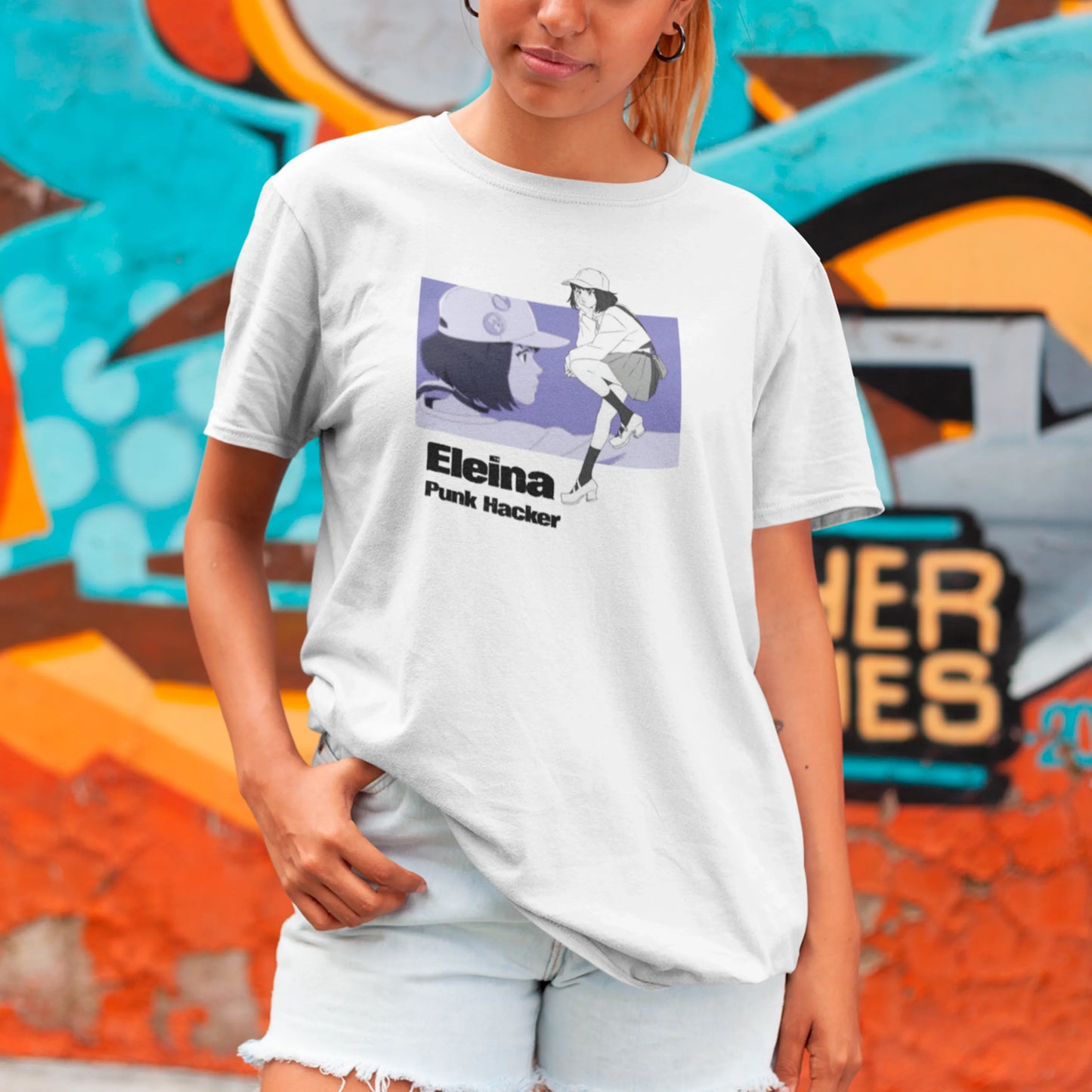 Camiseta Básica Unissex Punk Hacker Lazarus