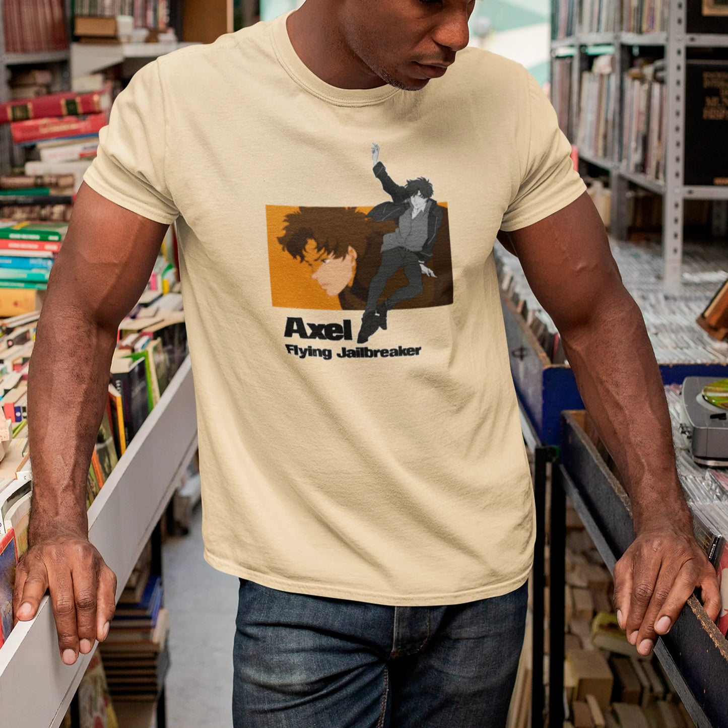 Camiseta Básica Unissex Axel Flyng Jailbreaker Lazarus