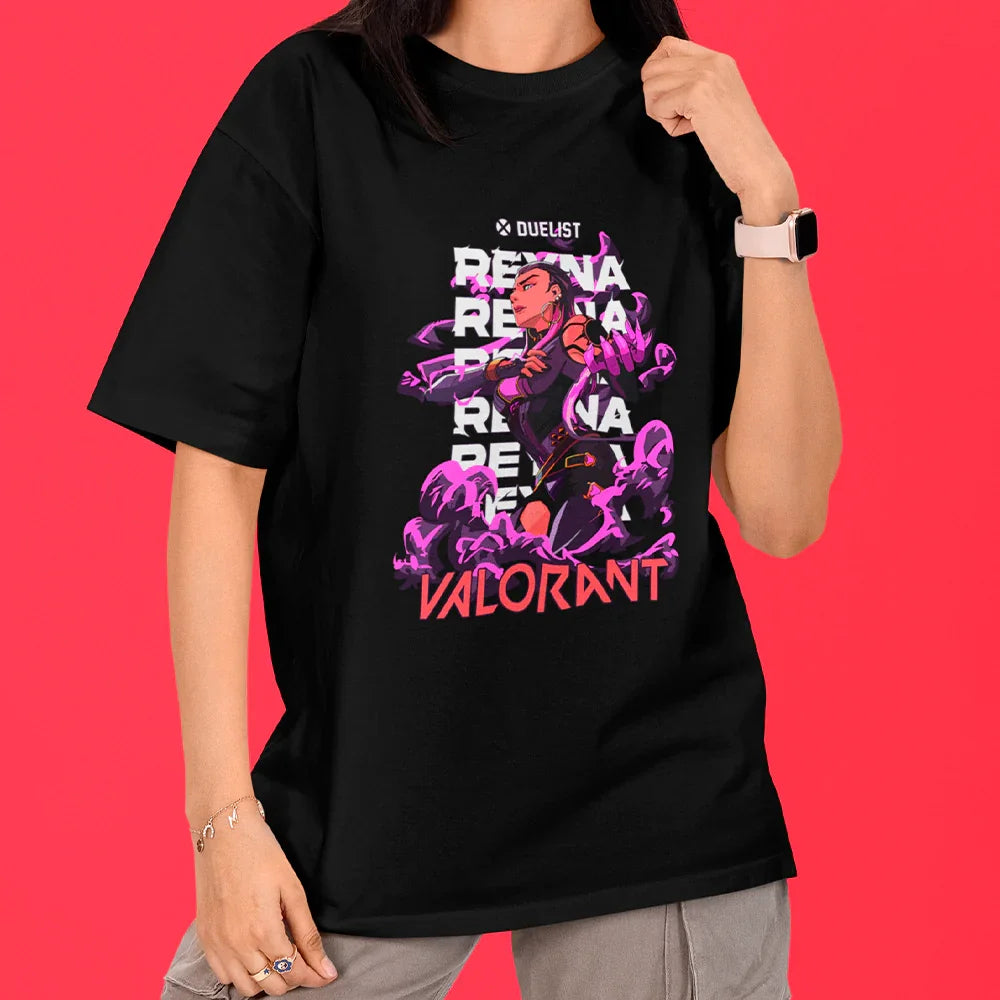 Camiseta Oversized Reyna Duaelist Valorant