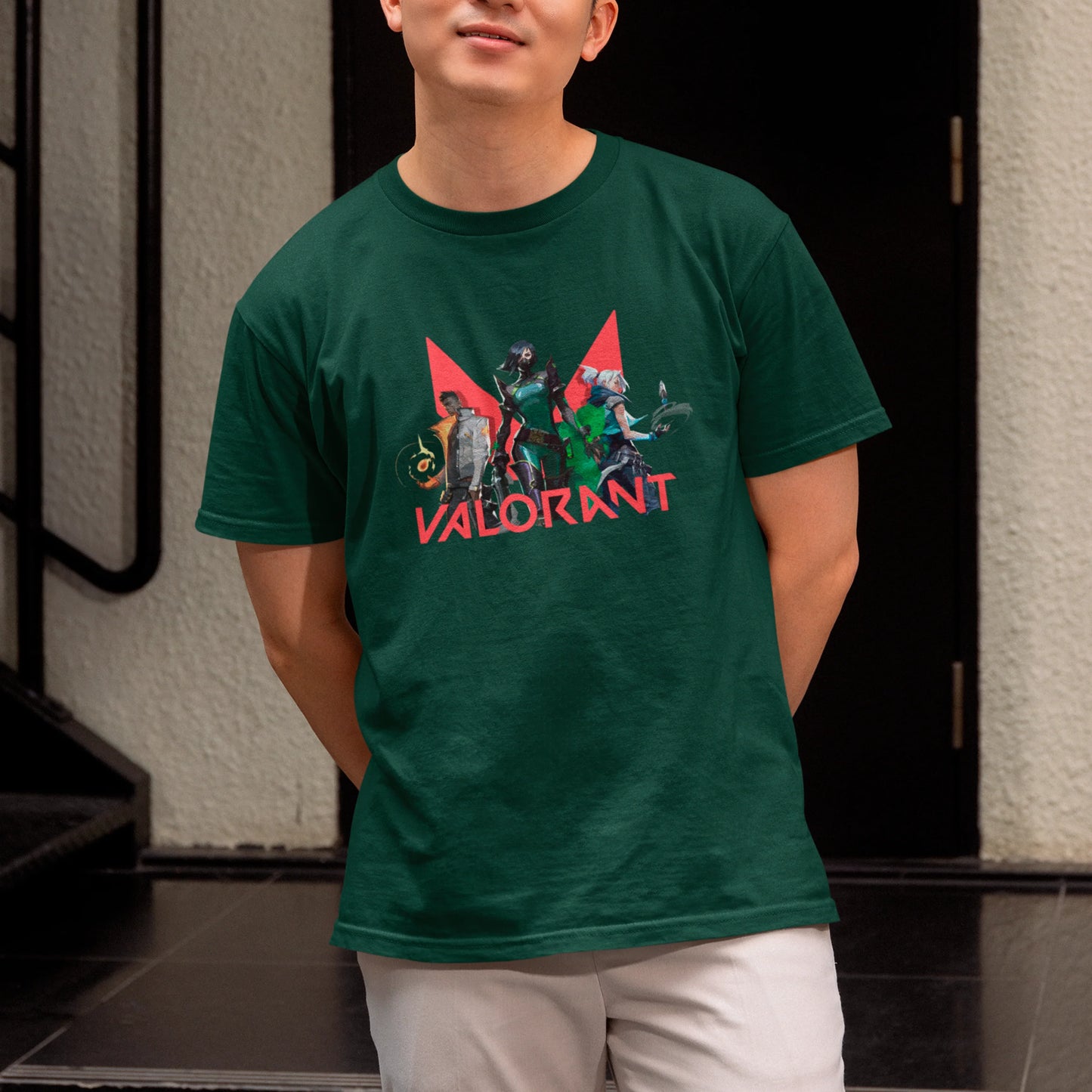 Camiseta Básica Unissex Logo Personagens Valorant