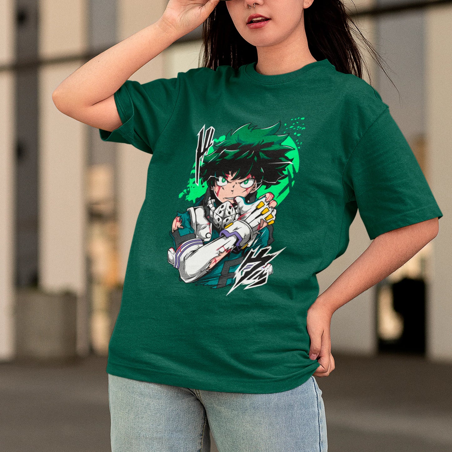 Camiseta Básica Unissex Deku Boku No Hero