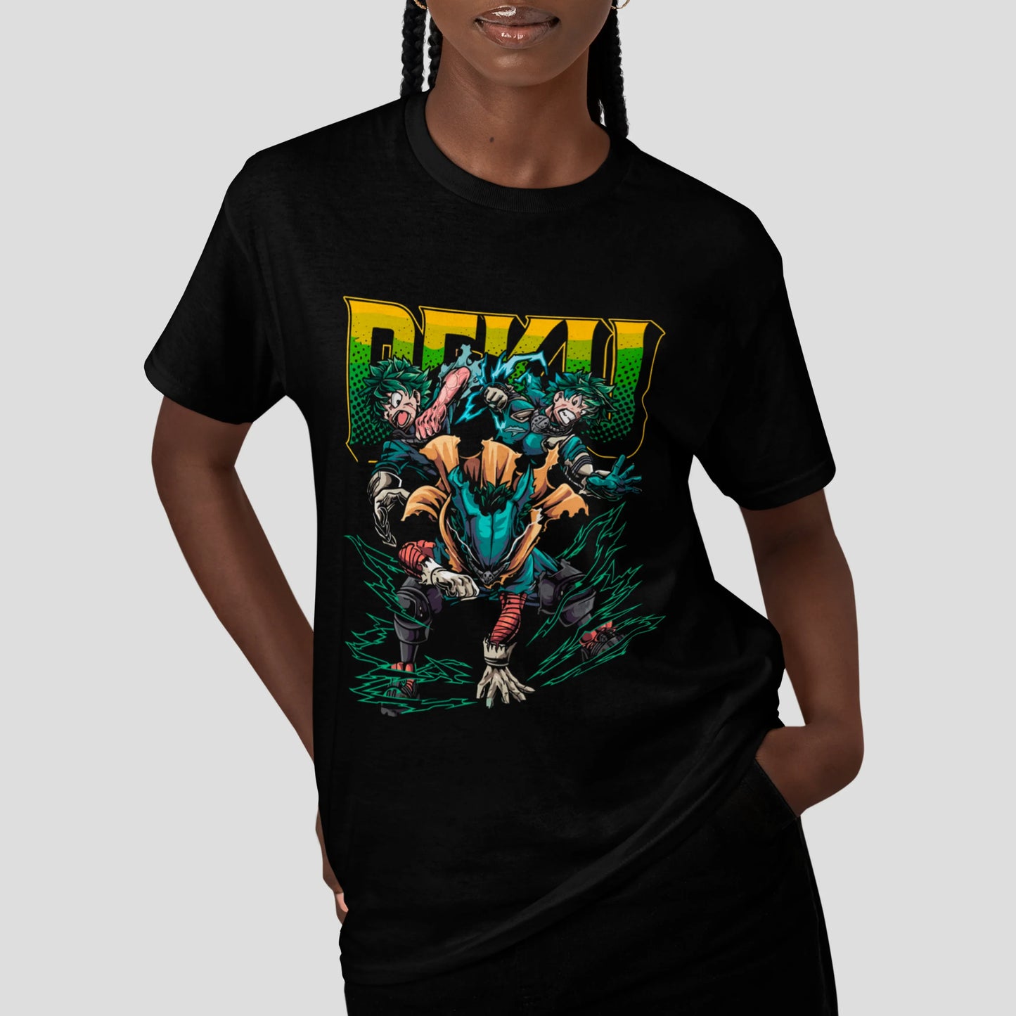 Camiseta Básica Unissex Devil Deku Boku No Hero