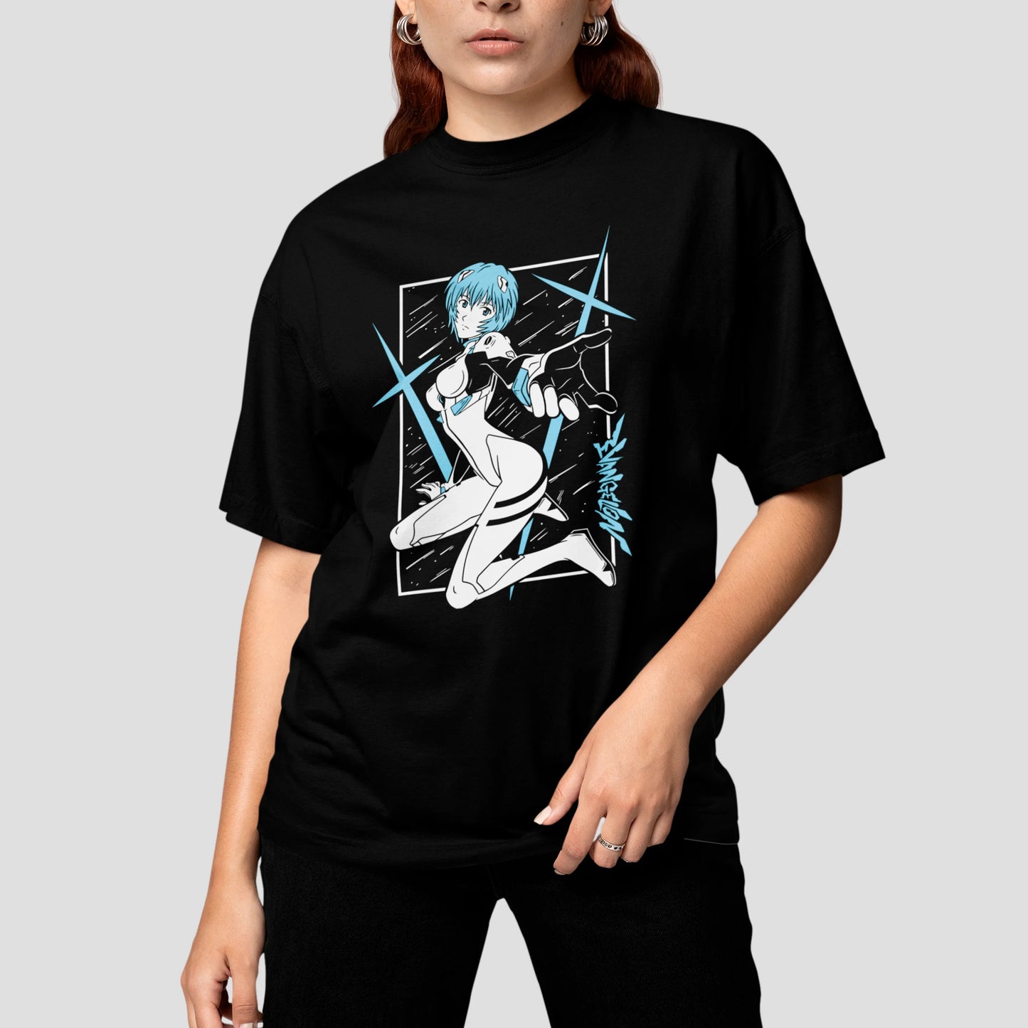 Camiseta Básica Unissex Rei Estrela Evangelion