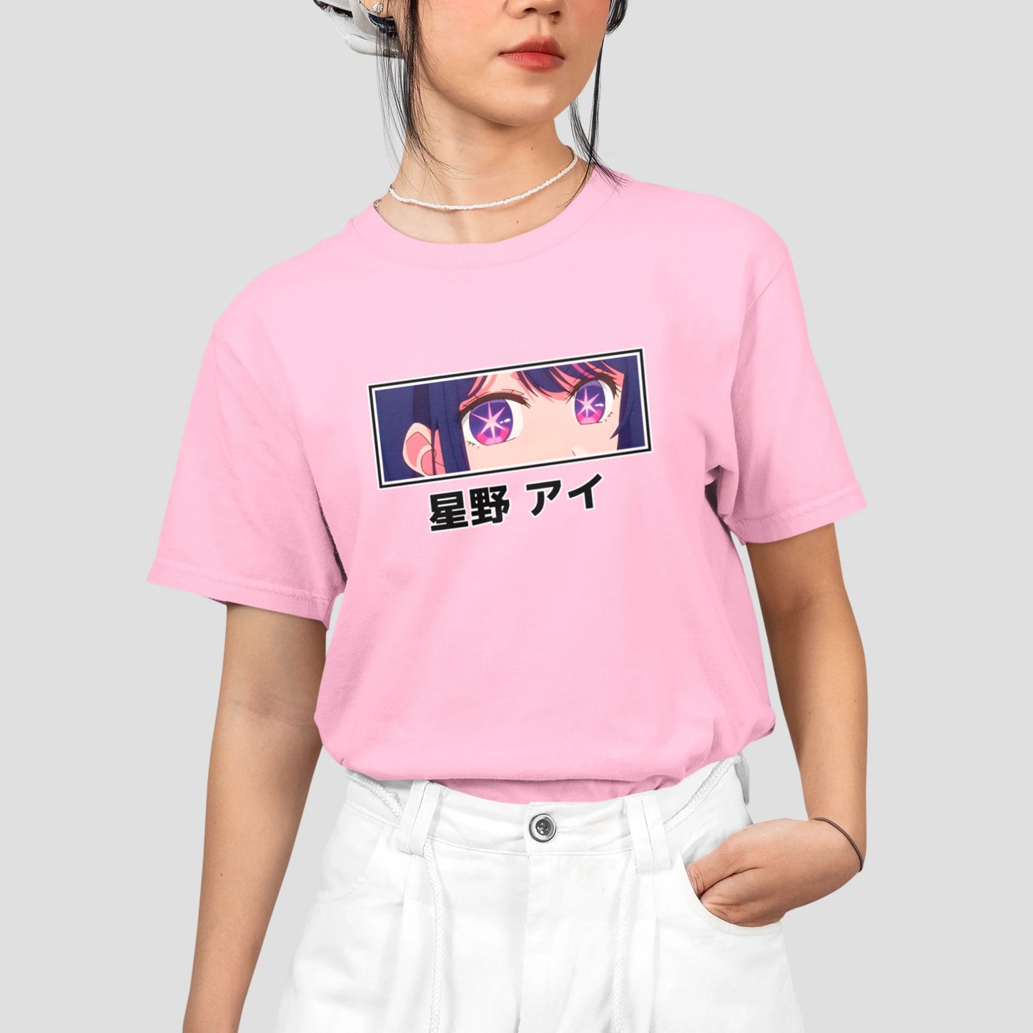 Camiseta Básica Unissex Olhos Ai Hoshino Oshi No Ko