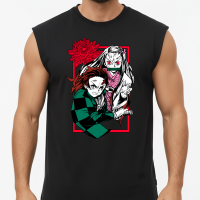 Regata Oversized Nezuko Tanjiro Flor Demon Slayer