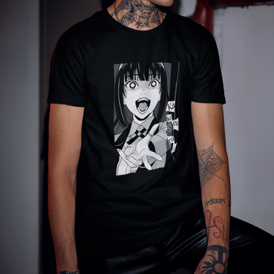 Camiseta Básica Unissex Yumeko Jabami Manga Kakegurui