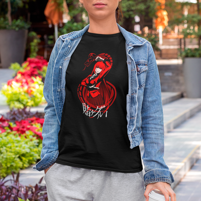 Camiseta Básica Unissex Yumeko Jabami Cobra Kanji Kakegurui