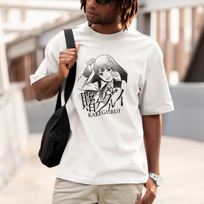 Camiseta Básica Unissex Yumeko Jabami Neko Kakegurui