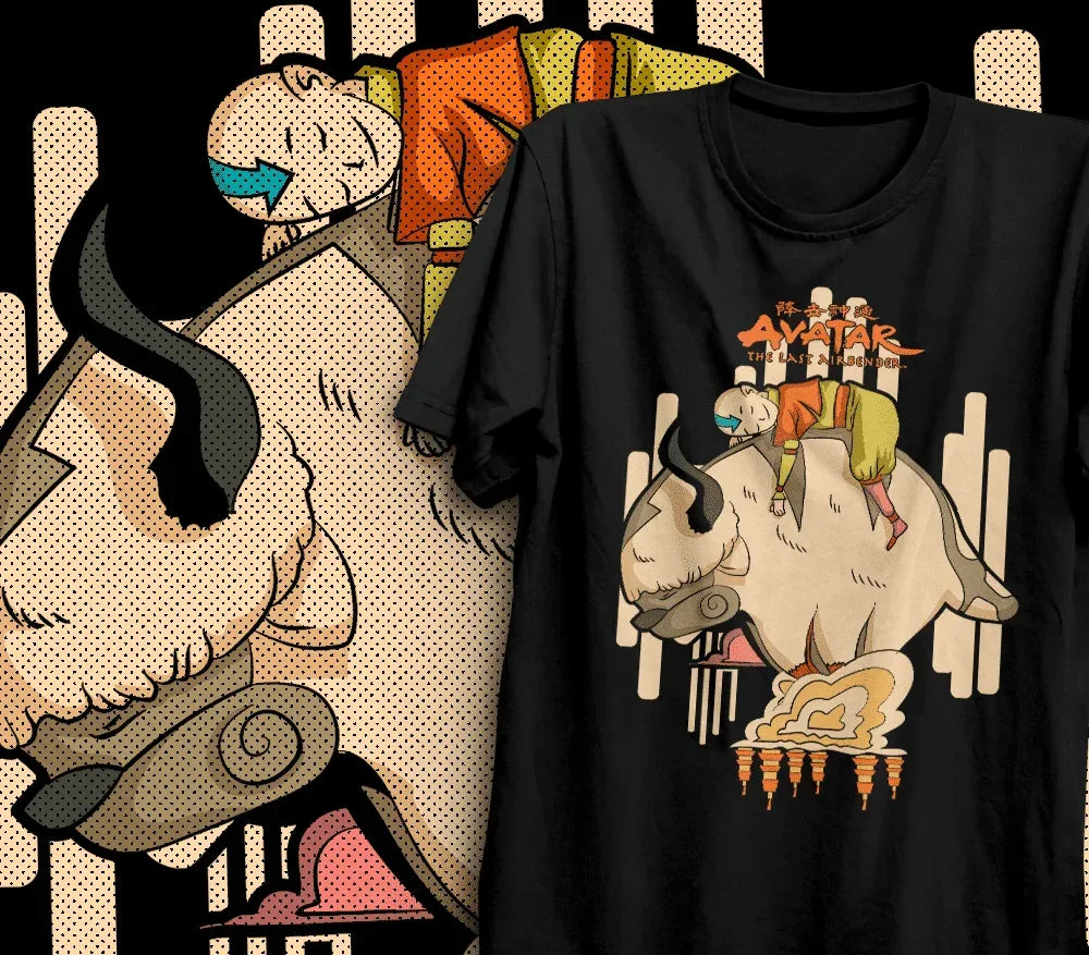 Camiseta Básica Unissex Avatar Febrero- PRETO