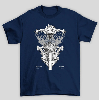 Camiseta Básica Unissex Jujutsu Kaisen Yuta x Rika