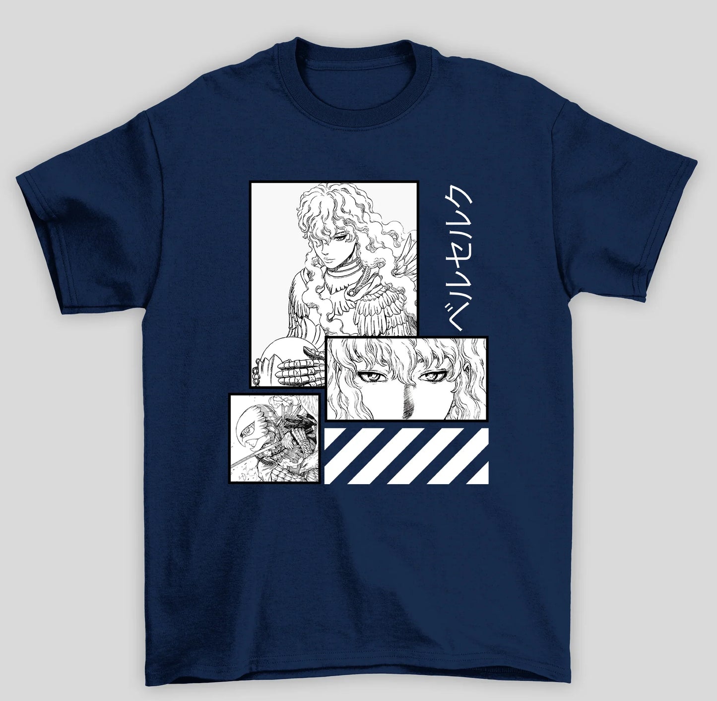 Camiseta Básica Unissex Berserk Anime Mangá Griffth