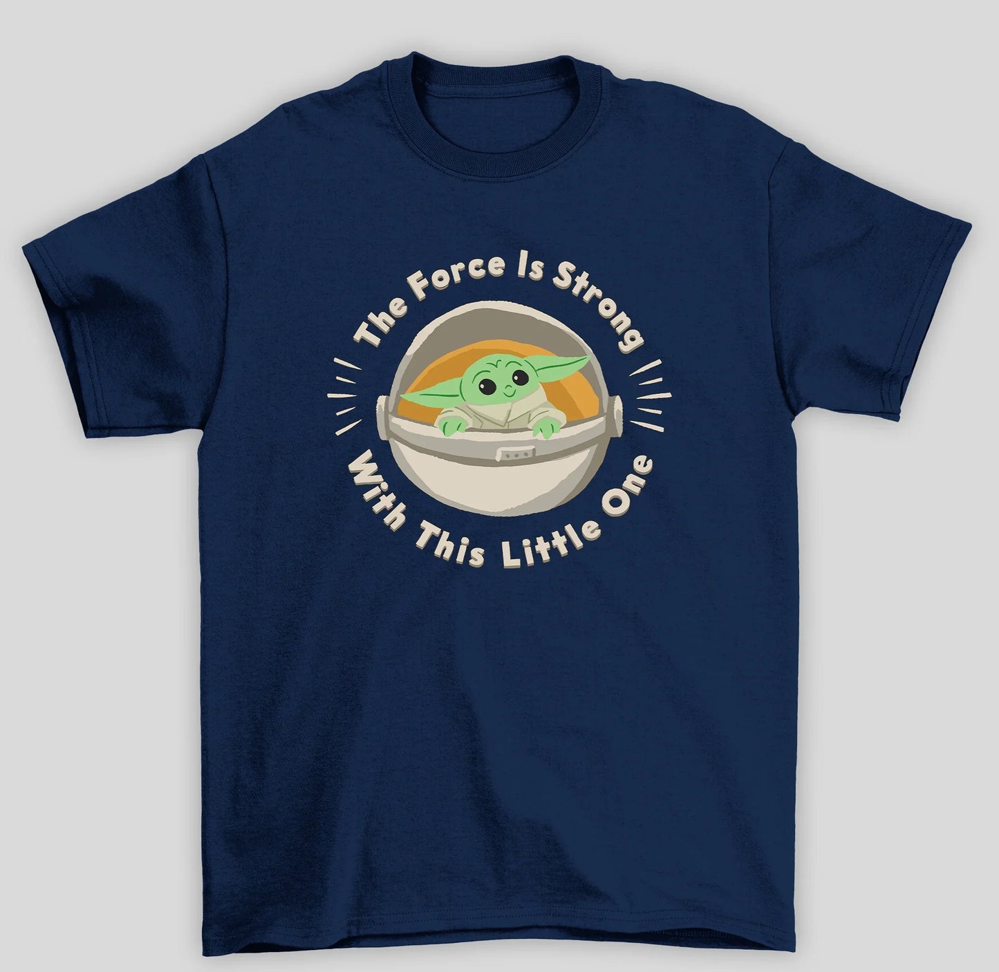 Camiseta Básica Unissex The Mandalorian The Force Is Strong