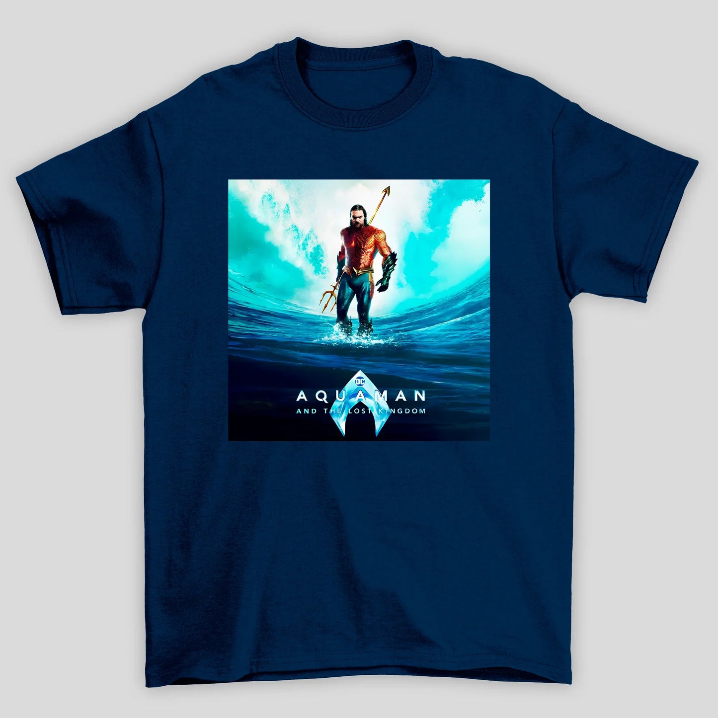 Camiseta Básica Unissex Aquaman Poster