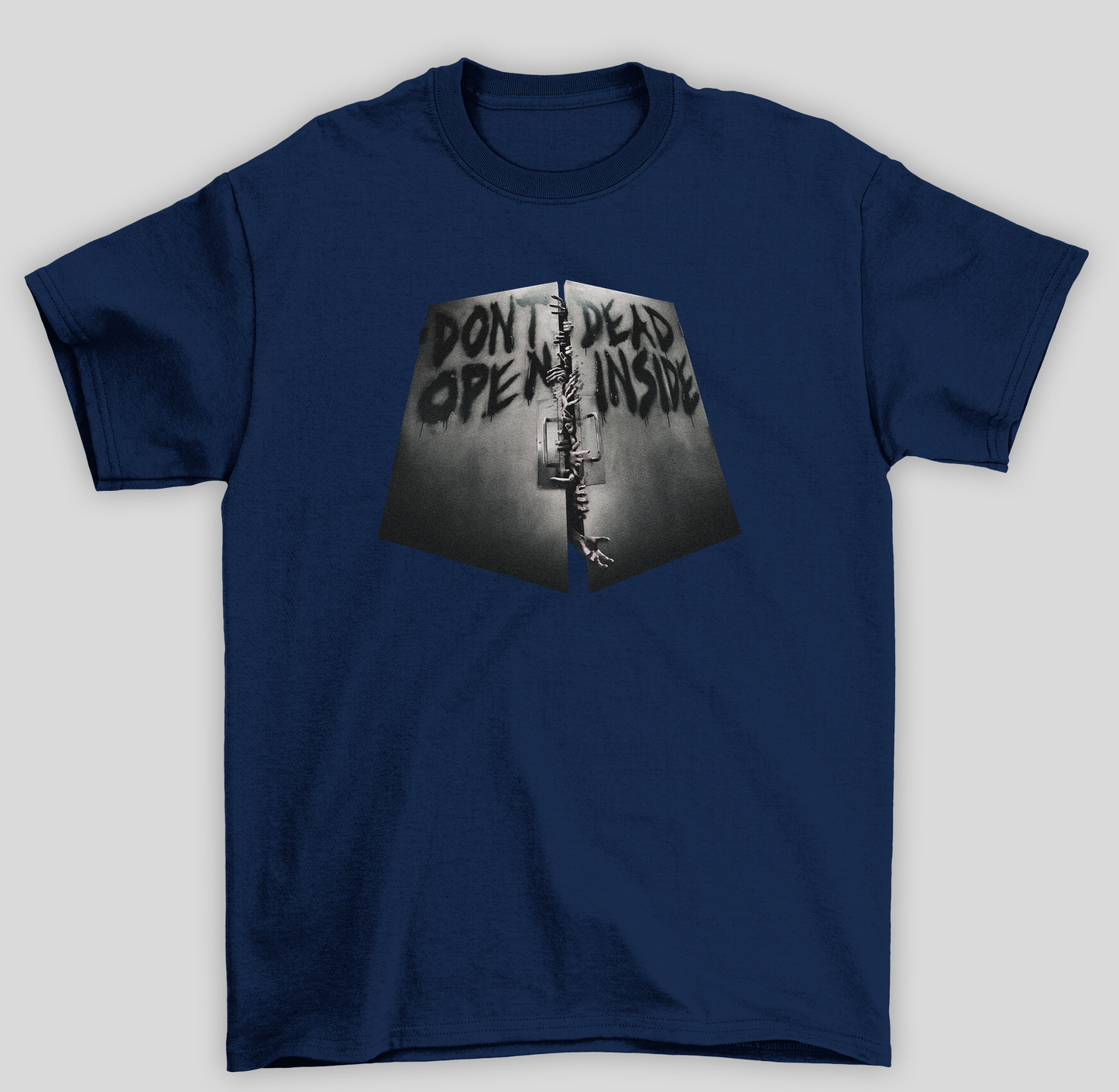 Camiseta Básica Unissex The Walking Dead Don't Open
