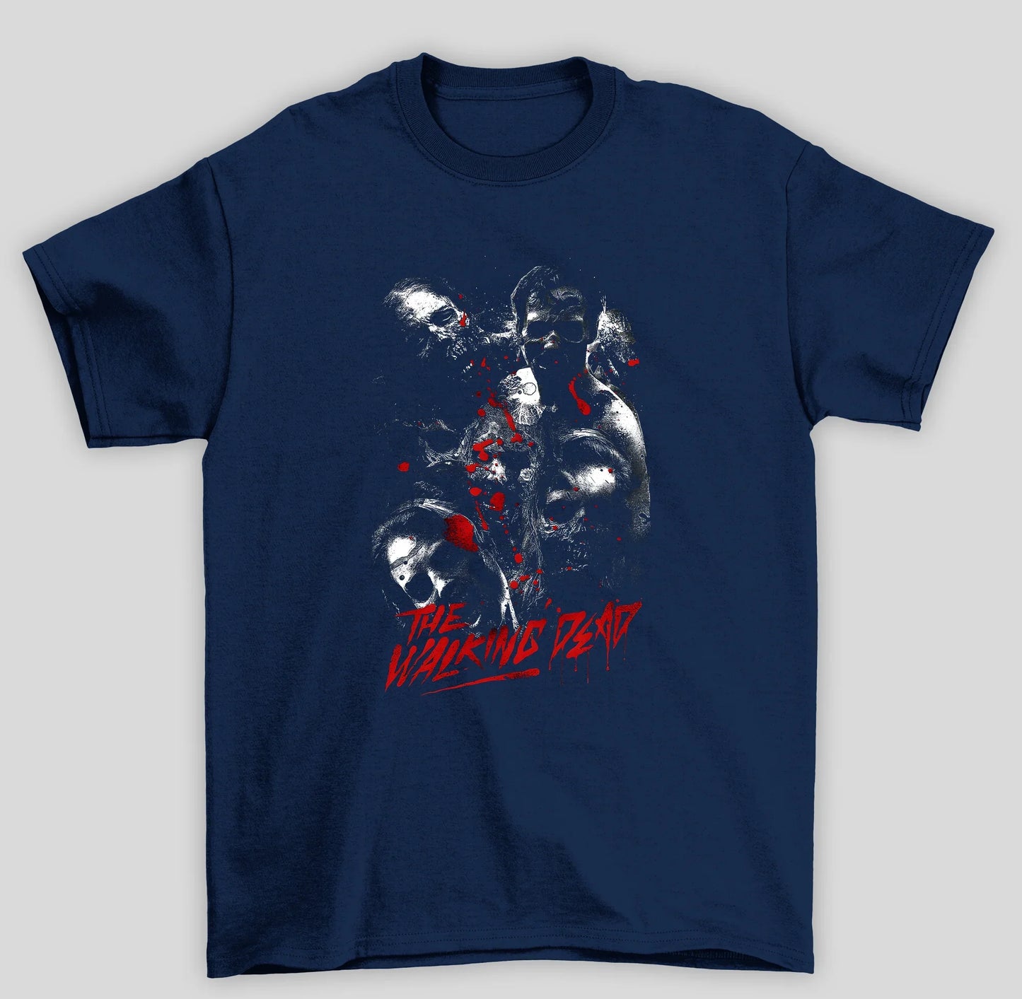 Camiseta Básica Unissex The Walking Dead Zumbis