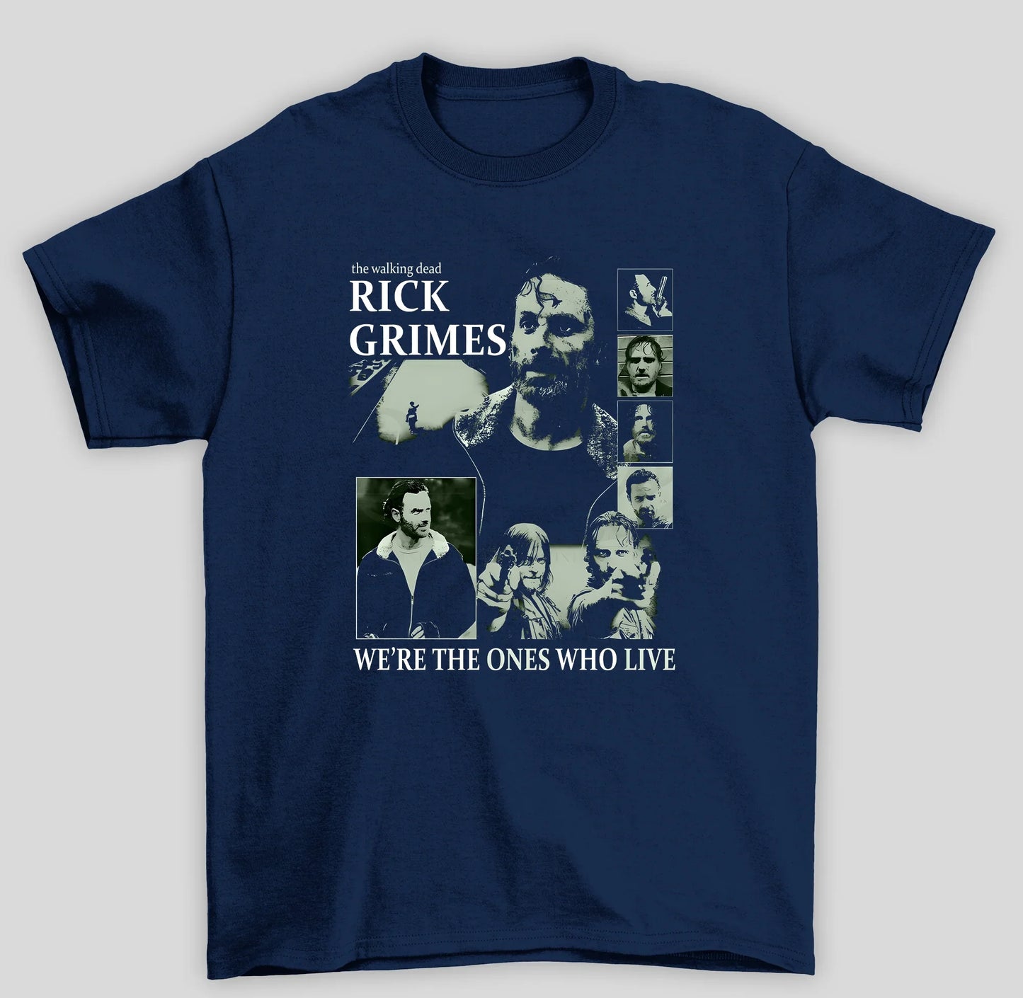 Camiseta Básica Unissex The Walking Dead Rick Grimes