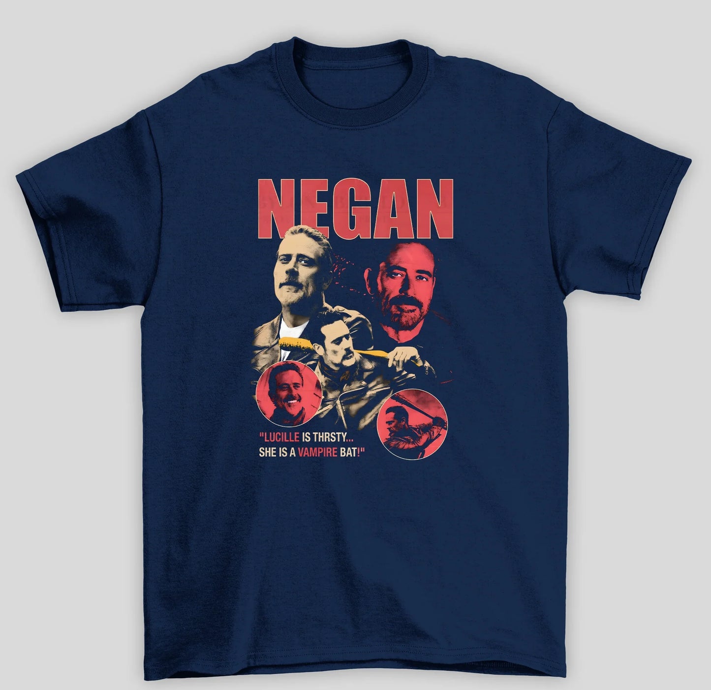 Camiseta Básica Unissex The Walking Dead Negan