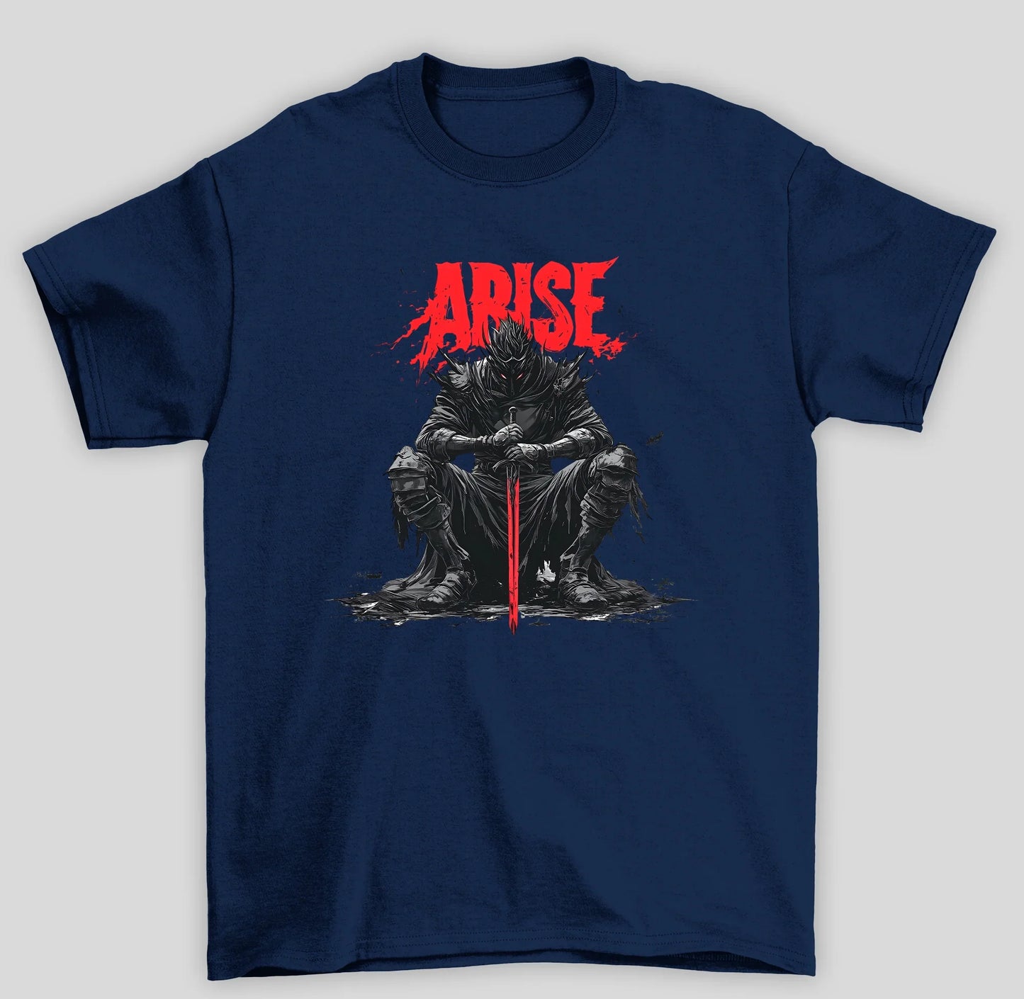 Camiseta Básica Unissex Solo Leveling Arise Cavaleiro