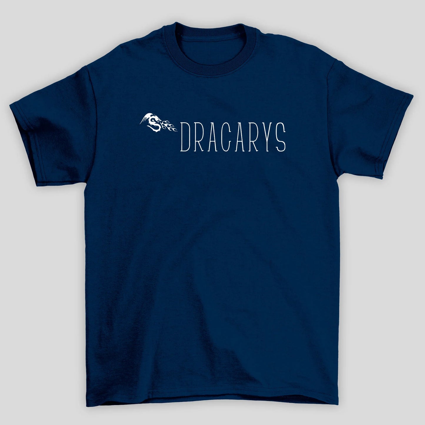 Camiseta Básica Unissex Dracarys Minimalista Game Of Thrones
