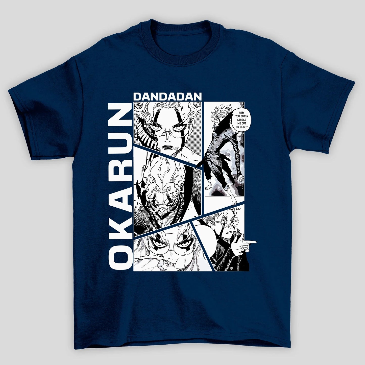 Camiseta Básica Unissex Dandadan Manga