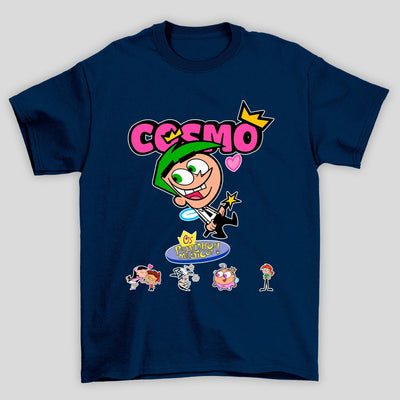 Camiseta Básica Unissex Cosmo Padrinhos Mágicos